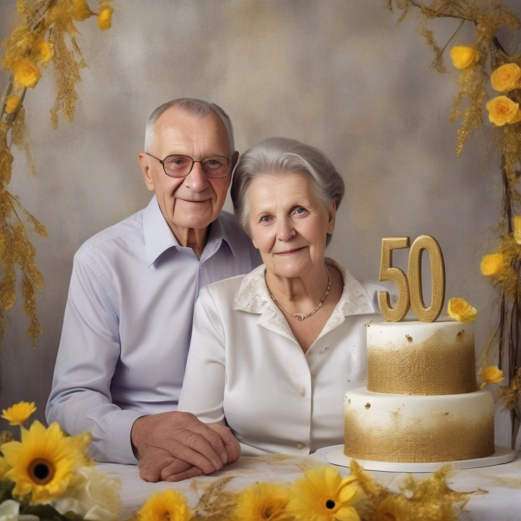 Goldhochzeit 50 Jahre verheiratet